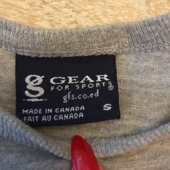 Vintage Harvard shirt gray maroon small - Picture 3 of 4